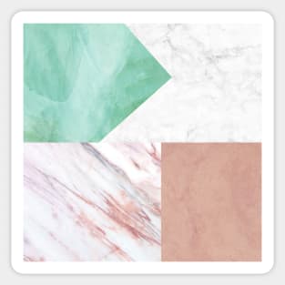 Abstract pastel marble pattern Sticker